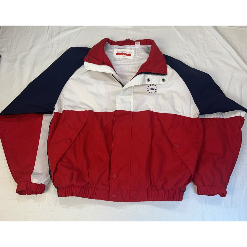 Perry Ellis America‎ Men’s Windbreaker Size Large Sailing Golfing Vintage